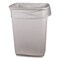 Boardwalk 16 Gallon 0.5 mil 24 in. x 32 in. Perforated Roll Low-Density Waste Can Liners - Clear (500/Carton)